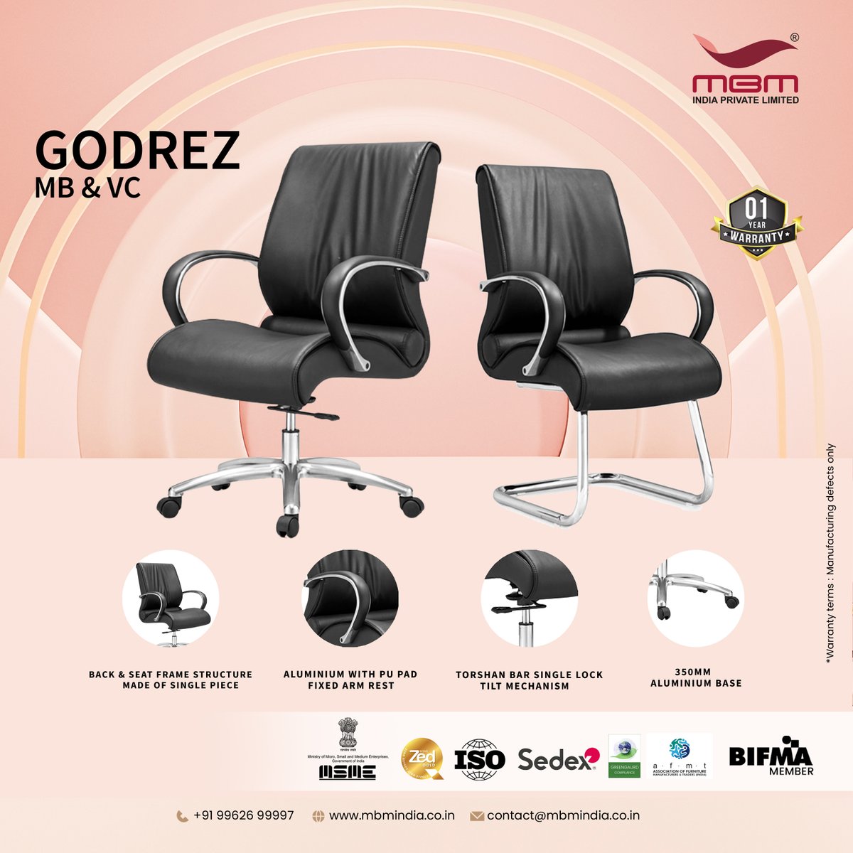 mbmindiapvt2's tweet photo. GODREZ - MB &amp; VC...!!!
HEAD TO BE IN TOUCH WITH OUR TEAM.
https://t.co/tKUi4zuU60

#GODREZ #MBM #MBMCHAIRS #MBMINDIAPVTLTD #Chairparts #Chairback #Meshback #Importedchair #Revolvingchair #officechairs #Chairbackrest #VisitorChair #staffchairs #officefurniture #ComfortableSeating https://t.co/mgKCT1jxQj