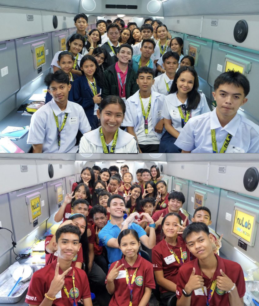 Last week, I had the opportunity to teach high school students of my home province (Bohol) inside DOST-SEI’s nuLab science bus. 

Thank you very much for the invitation and trust! It was such a meaningful and fulfilling experience. 🫶🏼