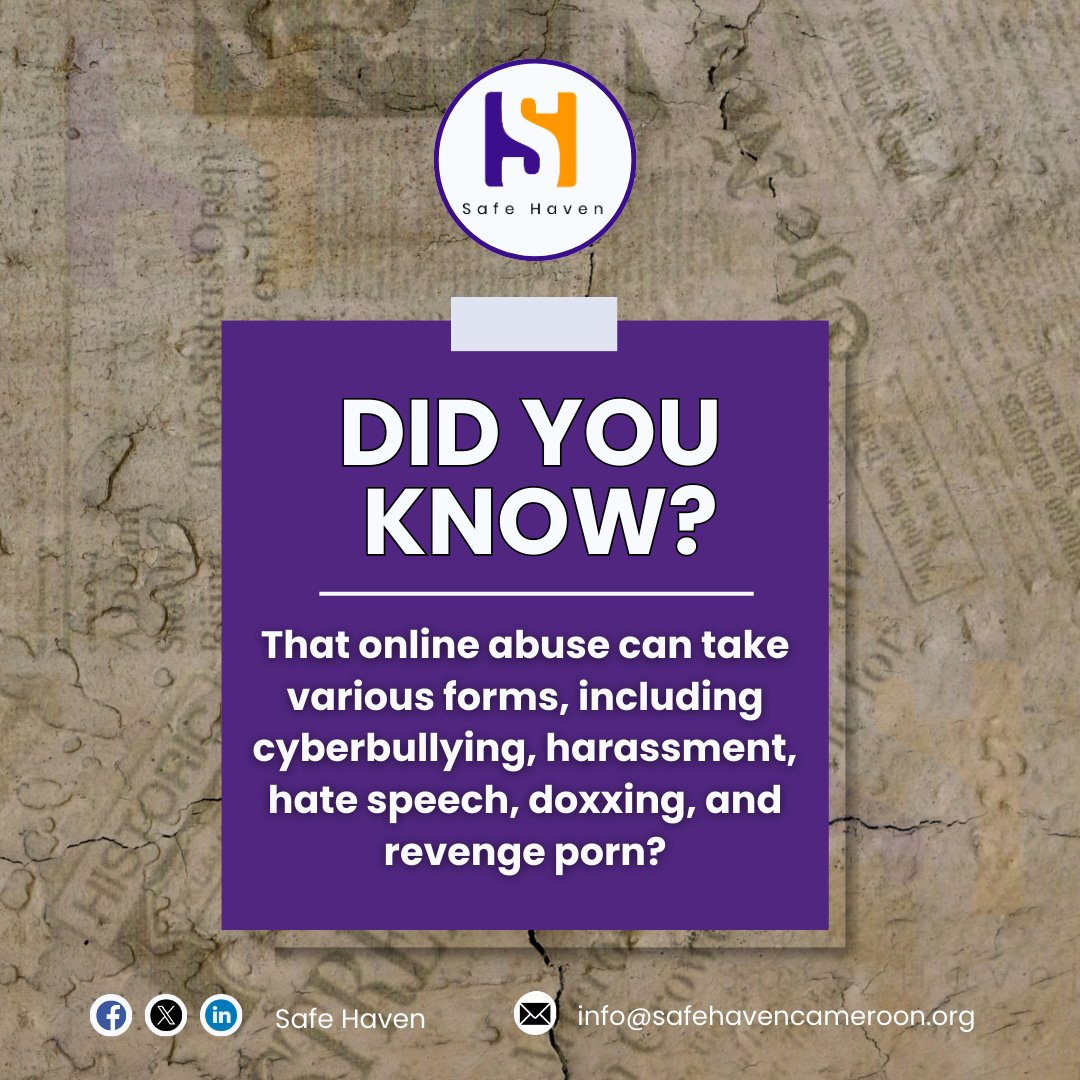 1/2
Online abuse is a serious issue that affects many people every day. From cyberbullying to sharing of private info (doxxing) the impact of these harmful behaviors can be devastating. It's important for us to understand the different forms of online abuse and take a stand