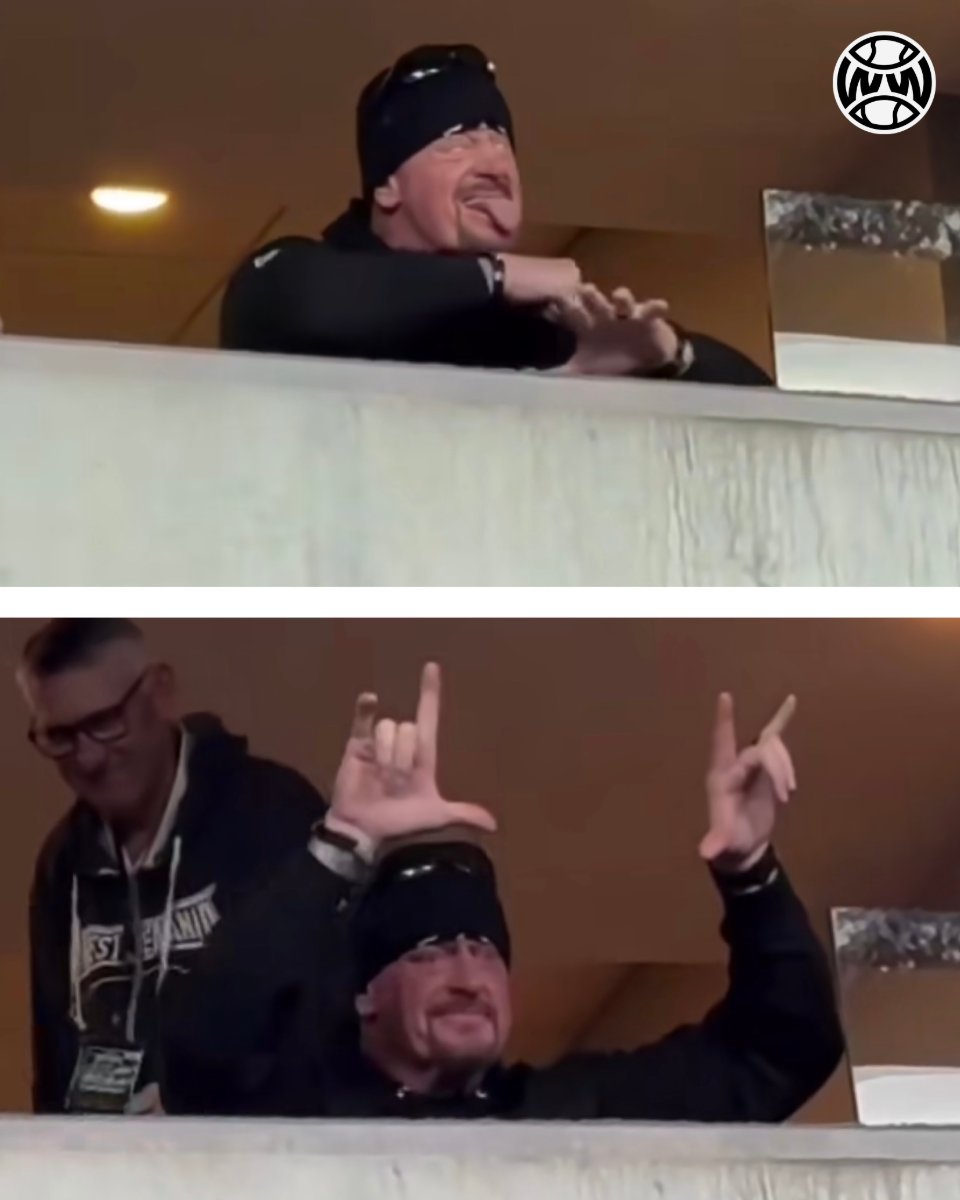 The Undertaker was sitting in the crowd right before his WrestleMania 40 main event role