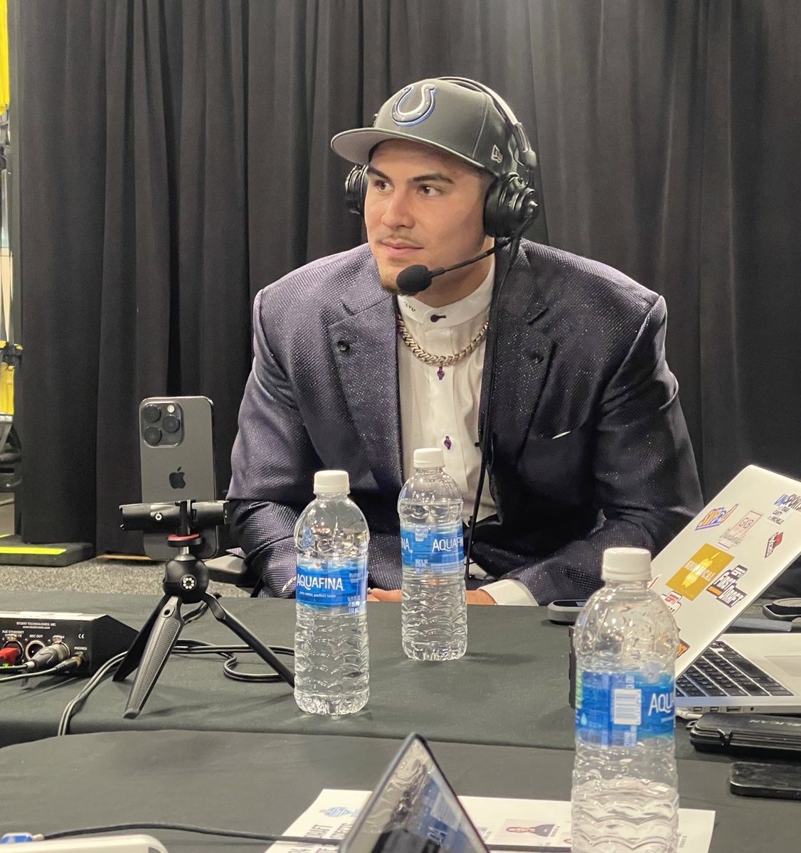Laiatu Latu says that his cross-chop move started from watching so much tape on Aaron Donald and he saw how much it worked. It then became his go to move.