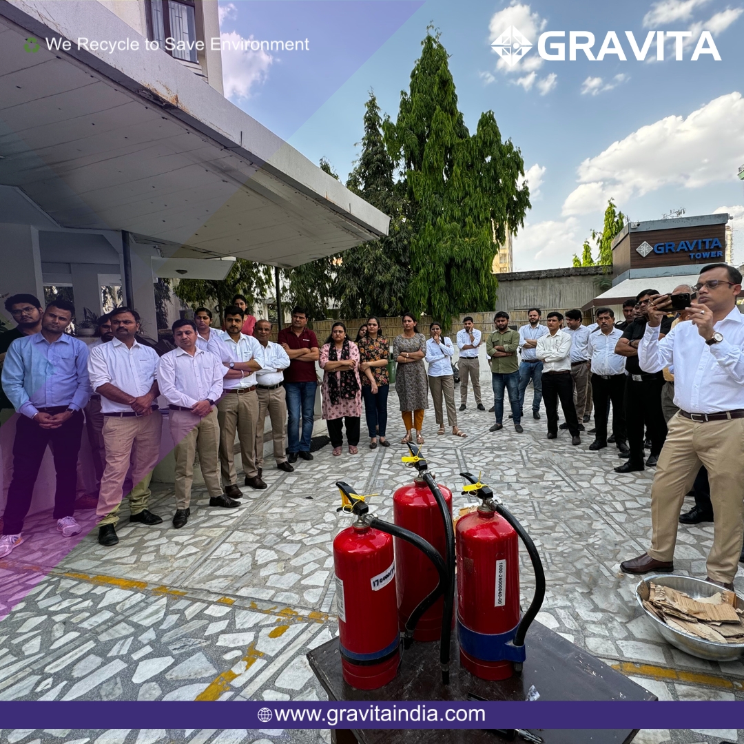 Promoting a culture of Preparedness
Successfully conducted a workshop on Fire Safety and Emergency Preparedness for our valued employees,   equipped with the necessary knowledge & skills to respond effectively in emergency.
#GravitaCares #SafetyFirst  #FireSafety @CeasefireIndia