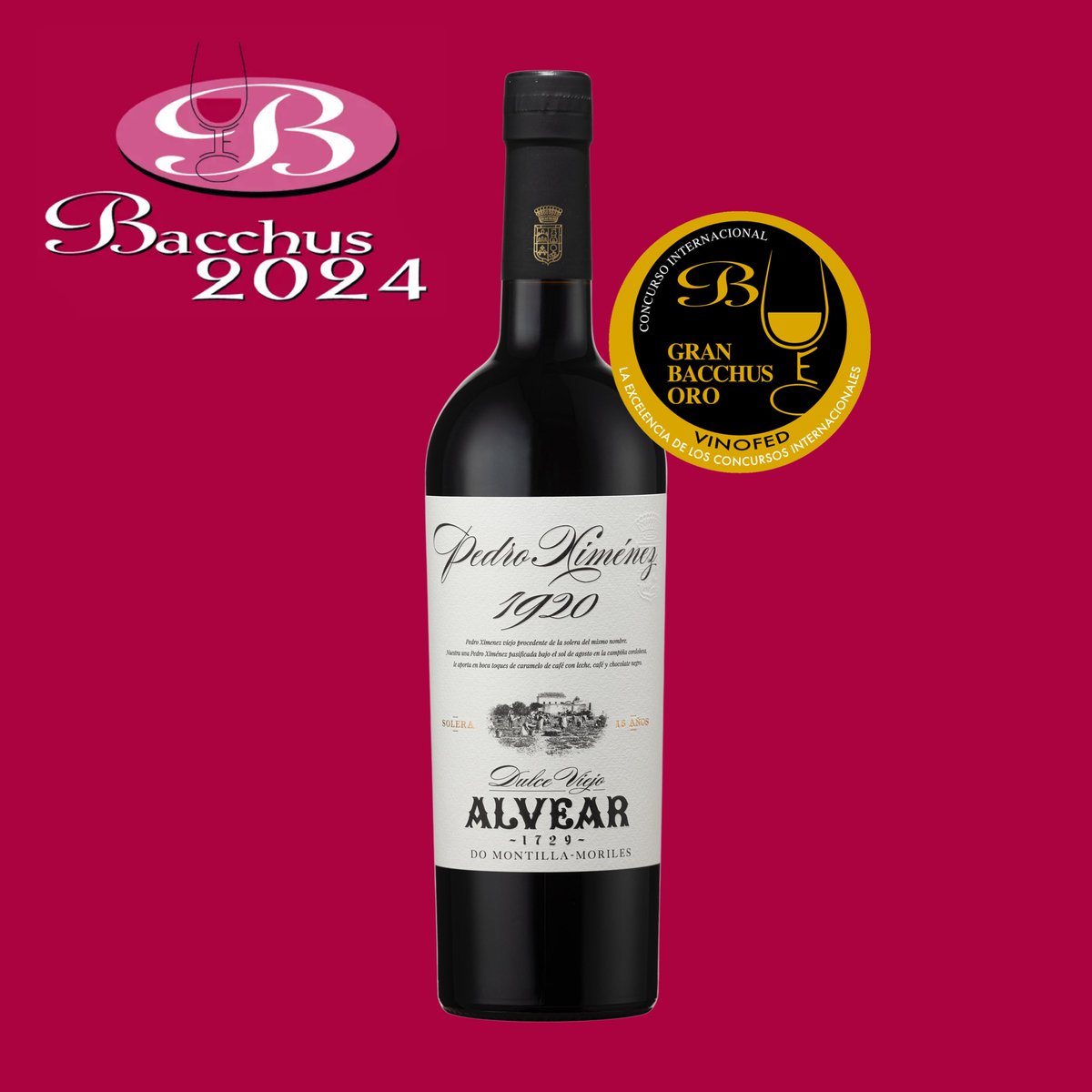 🗣️El vino #PX1920 de @bodegas_alvear consigue el #GranBaccusdeOro de la Unión Española de Catadores @UECatadores montillatelevision.com/2024/04/24/el-…