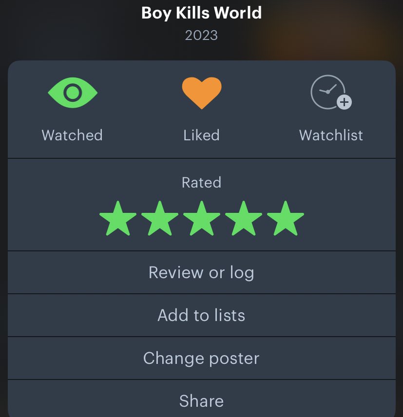 I watched Boy Kills World today, and holy shit, it rules so hard. It’s destined to become a certified Tubi classic. There’s a real heart to the film but it never undercuts the gleeful violence and anarchic tone. Moritz Mohr clearly put his all into this debut and it shows.