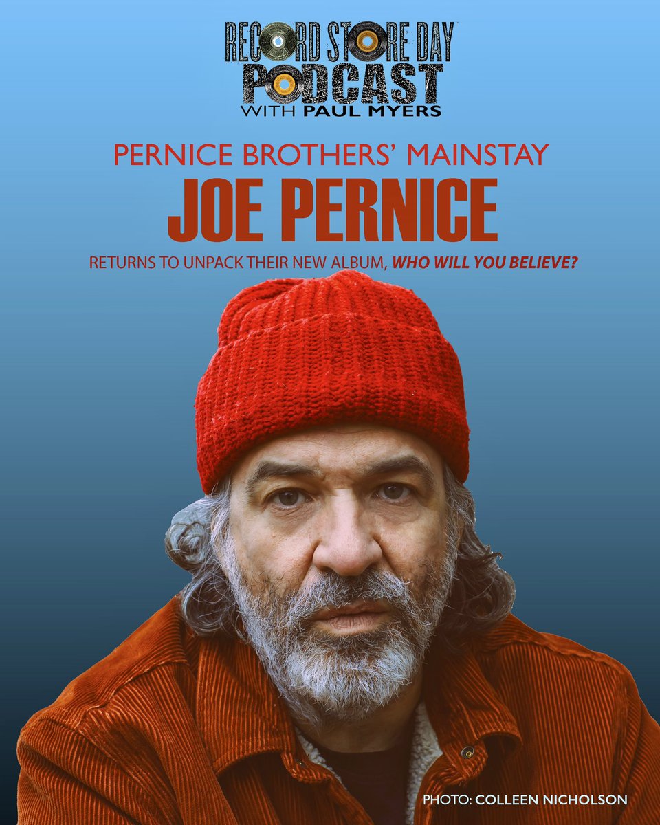 NEW Record Store Day Podcast! Joe Pernice talks about @NekoCase, cycling, David Berman, @choirchoirchoir, and the new Pernice Brothers album, Who Will You Believe. The Record Store Day Podcast NOW EVERY WEEK! Wherever you get podcasts or here: bit.ly/RSDPODPERNICEB…