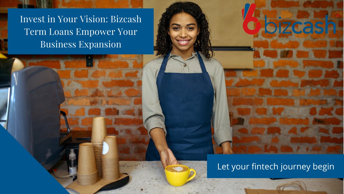 From opening new locations to acquiring new equipment, Bizcash term loans empower medium-sized businesses to invest in their future. 
bit.ly/43YJBRX  
#bizcash #partnerships #businessfinance #SMME #termloan #fintech