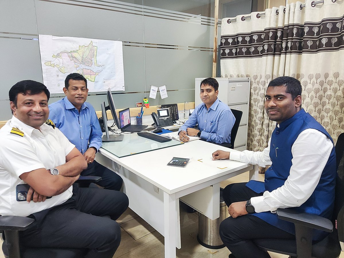 DOT_WMS_VJA's tweet photo. Inspection of wireless station & WPC license at ADANI KRISHNAPATNAM CONTAINER TERMINAL PVT. LTD. Highlighted the pivotal role of Saral Sanchar in streamlining the licensing process and making it more accessible. #SaralSanchar #WPCReforms #making_positive_contribution_4_Industry https://t.co/Dyjch4Deho