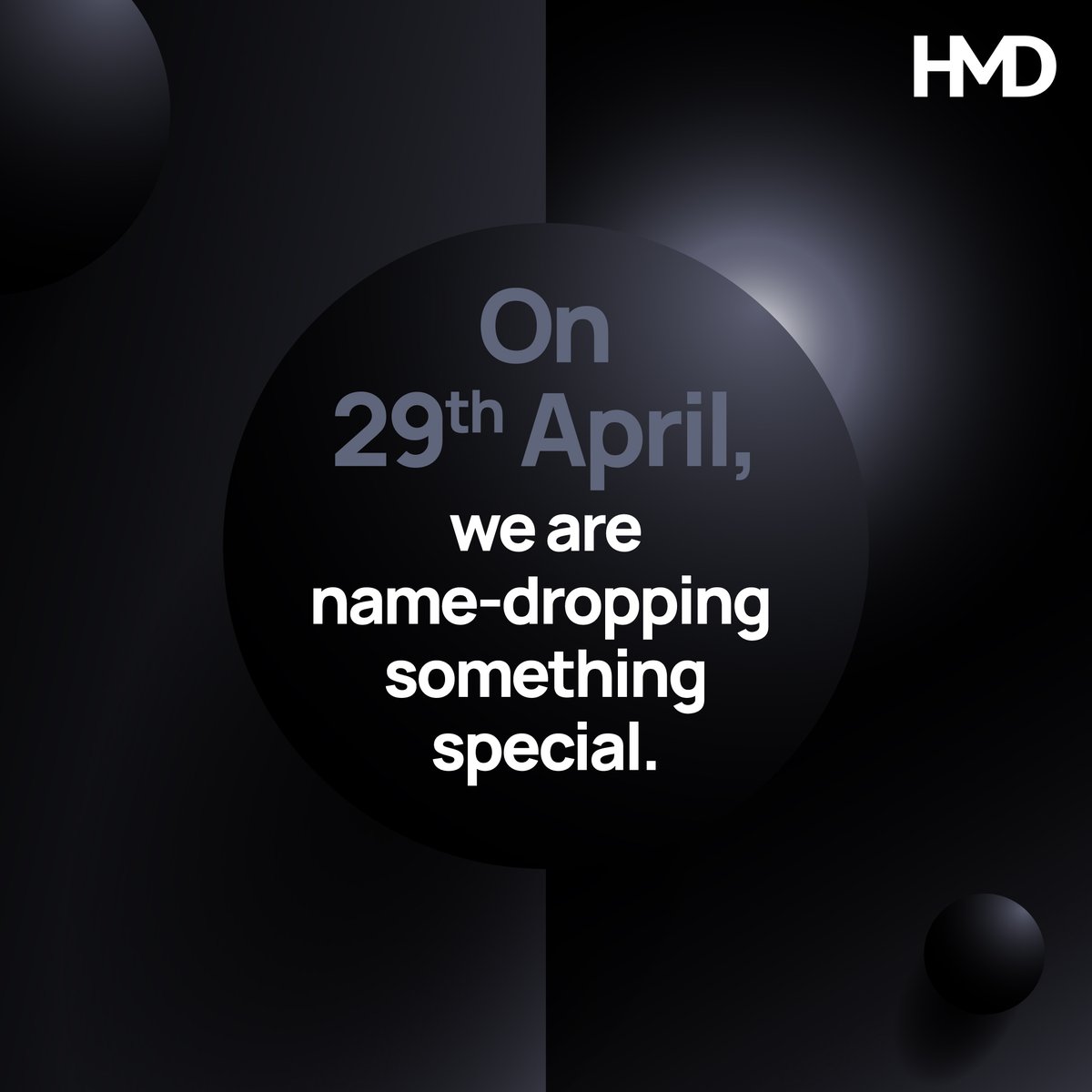 We can’t wait to show you all what we’ve been planning to bring to you very soon. They say the first one is always special. So before you see it, we can't wait to announce the arrival of our first! ❤️ Watch this space on the 29th April as we reveal the name of HMD India's…