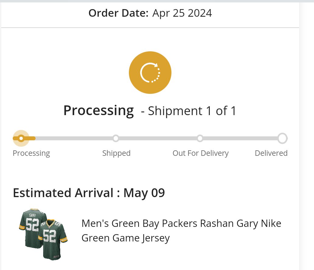 Finally able to order my @RashanAGary jersey! #BaneGary
Wanted to wait until draft night 
#GoPackGo