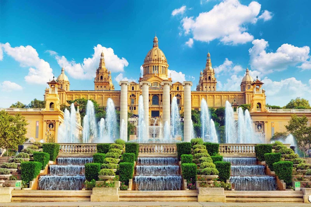 #Museu-Nacional-d’Art de Catalunya is a sight to see in its own right. Inside you’ll see Catalan art dating back to the 10th century and you’ll browse, everything from Gothic and #Romanesque to #Modern and Baroque art.-SAVEATRAIN.COM