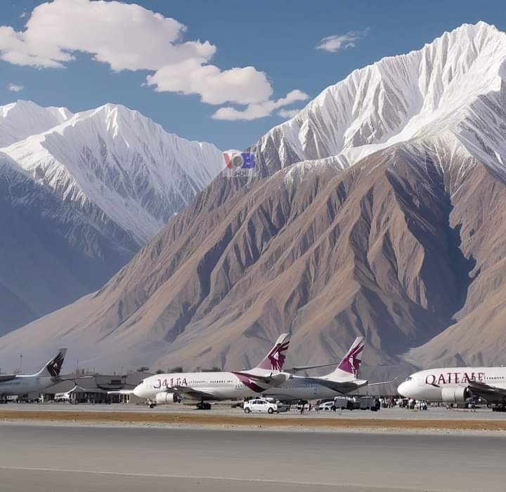 Skardu International Airport  is ready for Busy Summer 2024 with Qatar Airways and Emirates Airlines .

Thank you @ImranKhanPTI
For declaring Skardu airport as an international Airport.