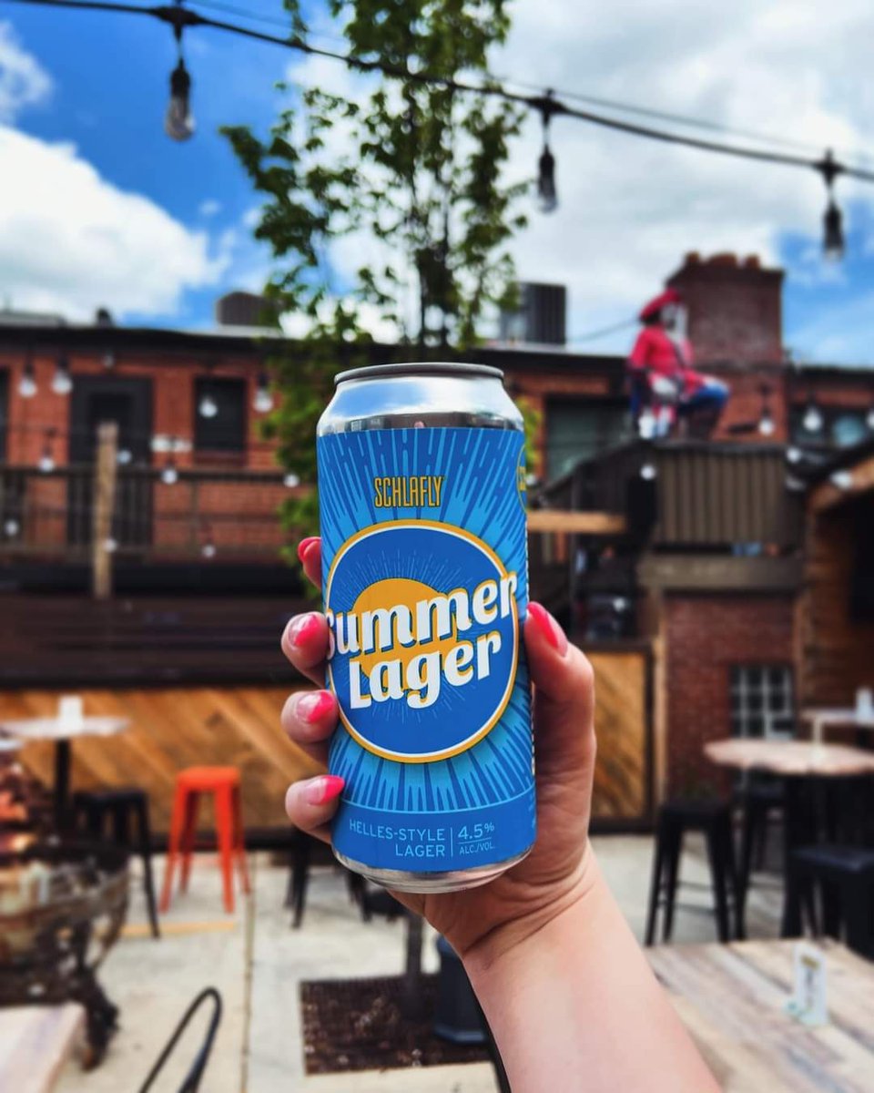 Patio Weather = Summer Lager at two of our favorite spots in Dogtown: @TammAveBar and Nomad STL