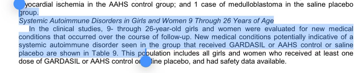 READ THE FDA PRODUCT INSERT BEFORE YOU INJECT
(covShots didn’t have one almost 2 years!) 

“Vaccine” HPV by Merck Gardasil can cause autoimmune disease 1-4 years later. Read the FDA insert, section 1.3 “this shot may not work for everyone” section 6.1 side effects, pulmonary…