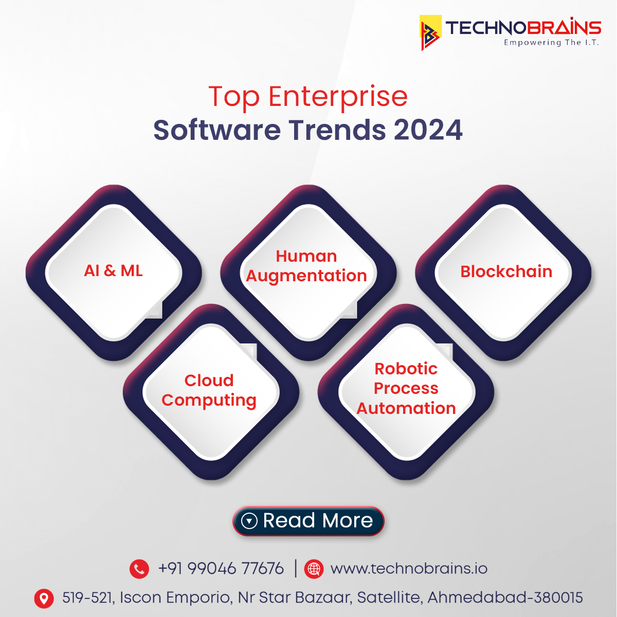 Explore the cutting-edge trends shaping enterprise software in 2024 with insights from TechnoBrains Business Solutions.

Read more at the link below.
technobrains.io/enterprise-sof…

#softwaredevelopment #softwaretrends #enterprisesoftwaretrends #cloudcomputing #humanaugmentation