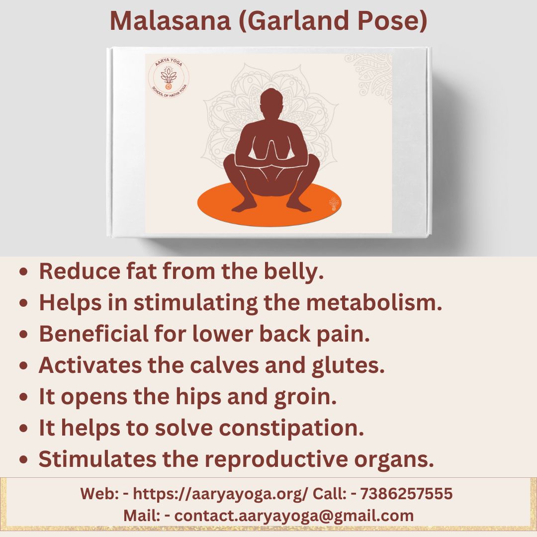 The posture of the Day, 'Malasana'. Have a healthy day. #poseoftheday #pictureoftheday #asanaoftheday #aaryayoga #asanas #yoga #theaaryayoga #yogattc #USALLIANCE #healthyyoga