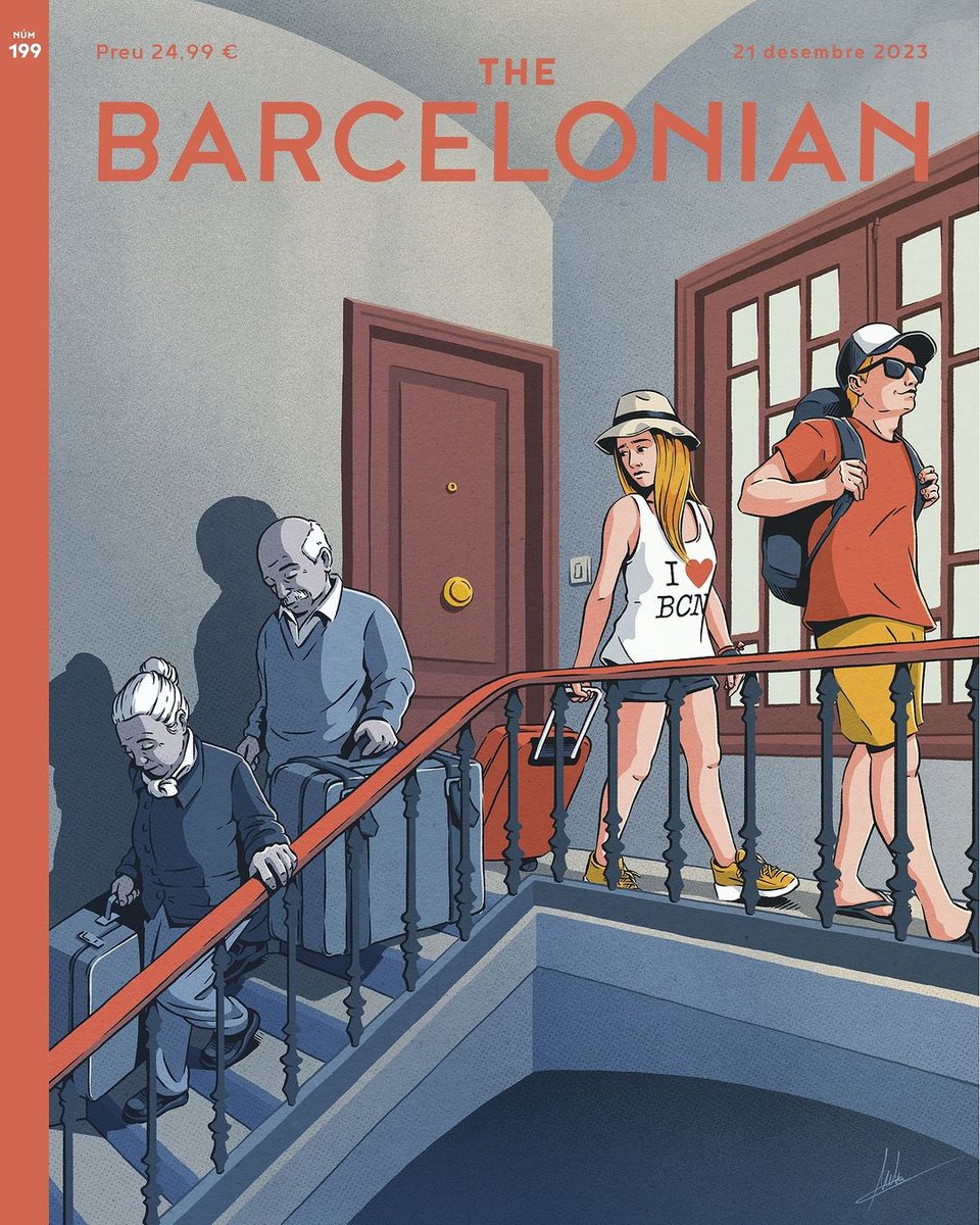 Por el ilustrador catalán Andreu Zaragoza.

The Barcelonian es un proyecto colectivo de ilustración que a través de las portadas de una revista inexistente rinde homenaje tanto a la ciudad de BARCELONA como a la mítica revista THE NEW YORKER.