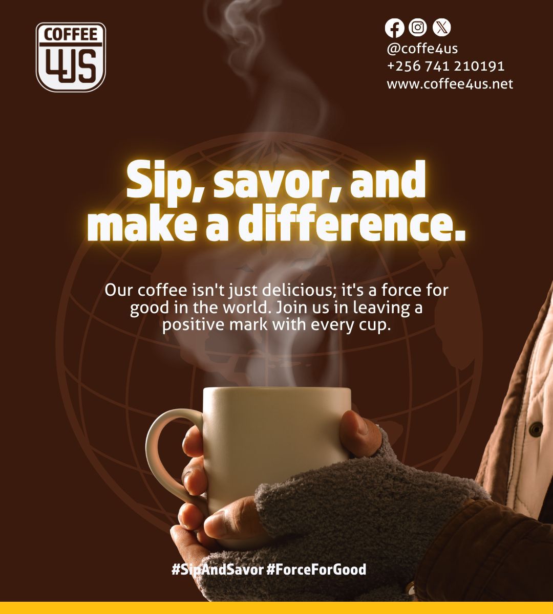 Join us in leaving a positive mark with every cup. #SipAndSavor #ForceForGood