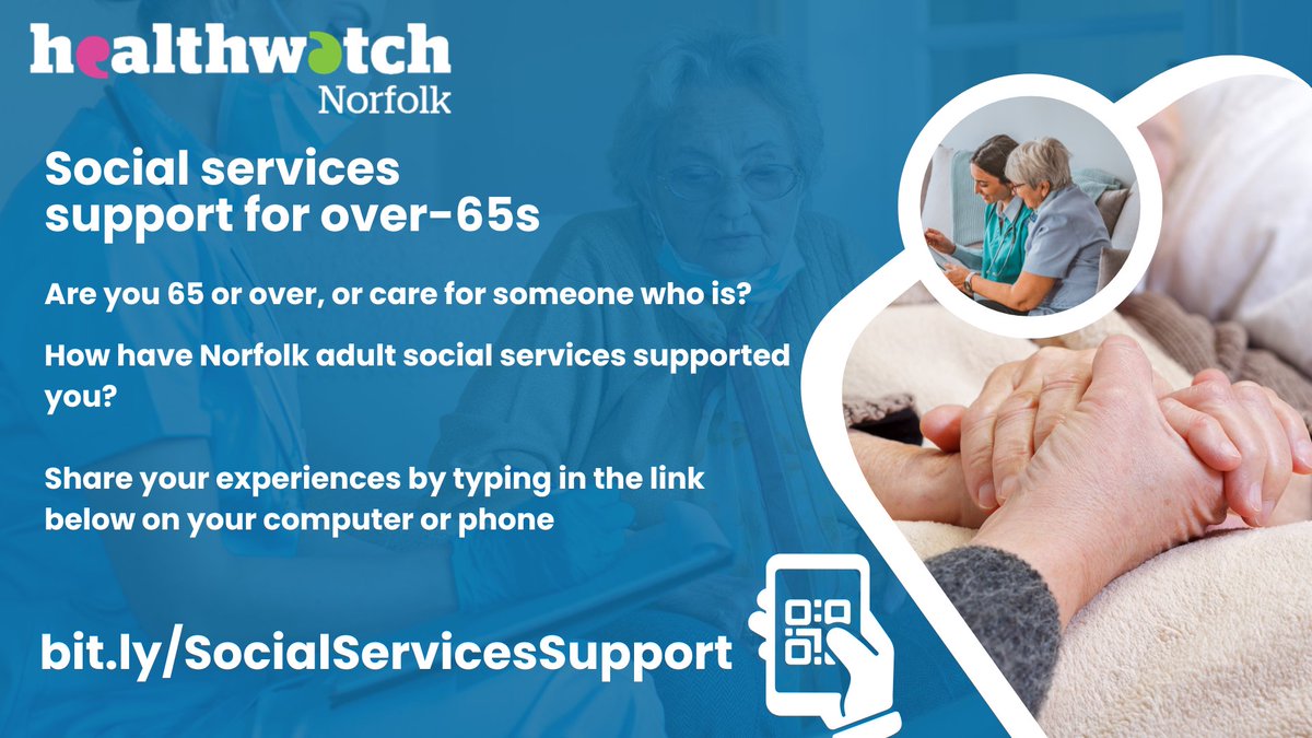 Have Norfolk's social services helped you or a member of your family who is 65+? We are keen to hear about your experiences. Watch more at youtu.be/2rlEF6rnOfU