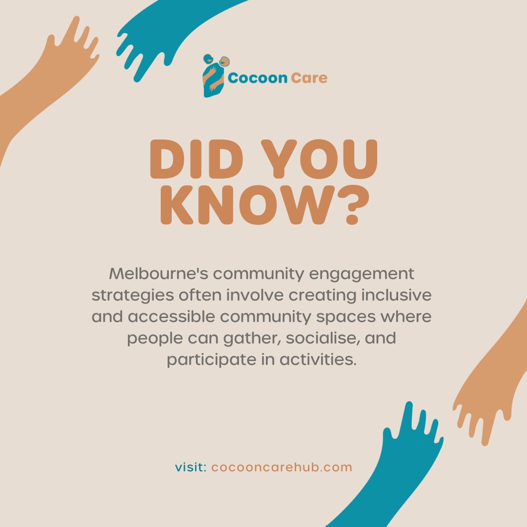 Share your favorite inclusive spots in Melbourne! Should we recommend some to you? 

#CommunityEngagement #Connect #Socialise #Makefriends #SocialIsolation #Loneliness