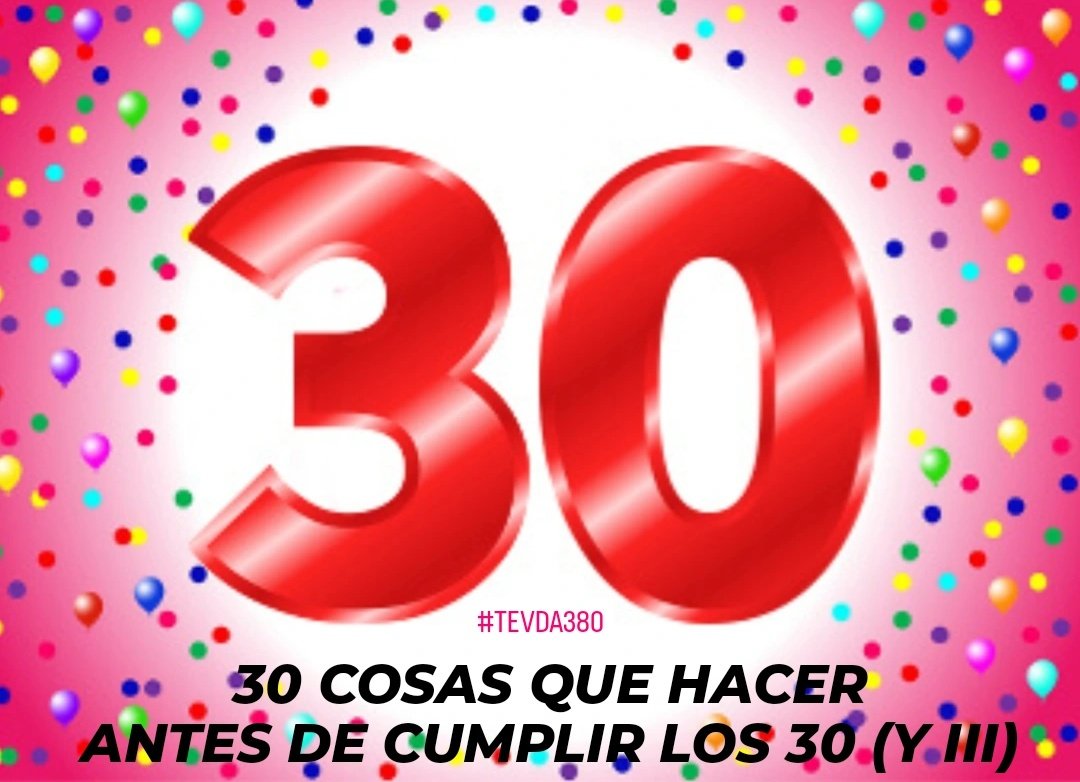 ¡#FelizViernesATodos y #FelizFinde!

'Me quedan poco más de 72 horas para pasar a estar más cerca de los 40 que de los 20. Son 30 los que cumplo, y aun (...)'

En el 380º #TEVDA, no te pierdas la última entrega de las '30 cosas que hacer antes de los 30':

obamaschannel.blogspot.com/2024/04/30-cos…