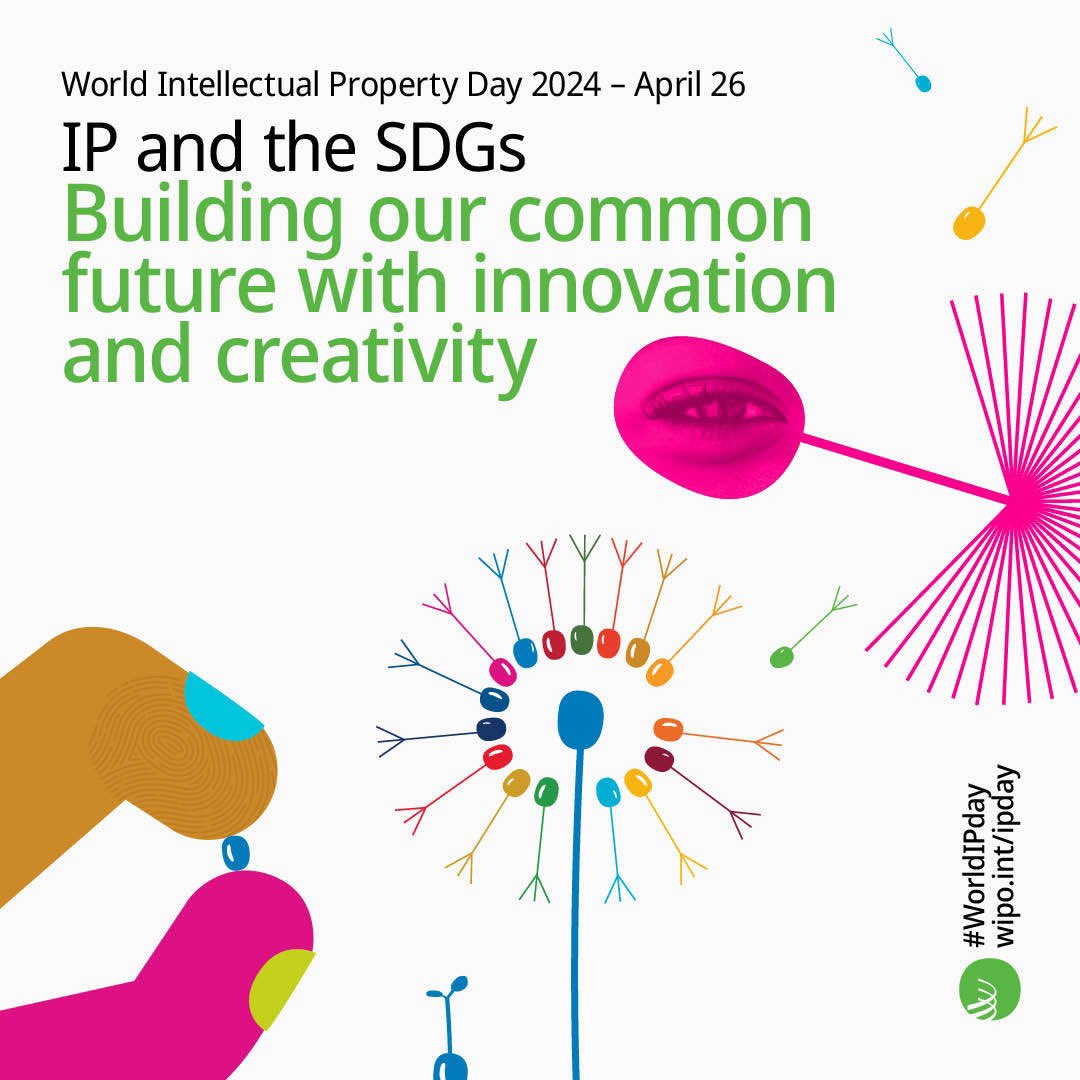 Today, on World IP Day 2024, we celebrate the role of intellectual property in sparking the innovations and creative solutions vital for achieving the Sustainable Development Goals. Join us as we rethink our future and work towards a sustainable world. #WorldIPDay #Innovation