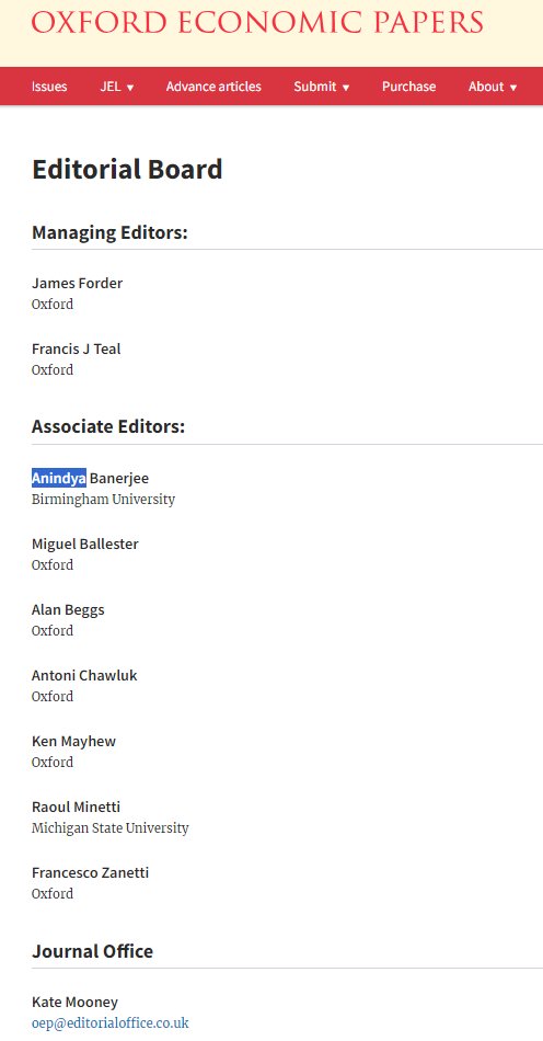 The journal should investigate this. here are the names of the editorial board members. Would appreciate it if folks can tag or email them this thread: twitter.com/mushfiq_econ/s…