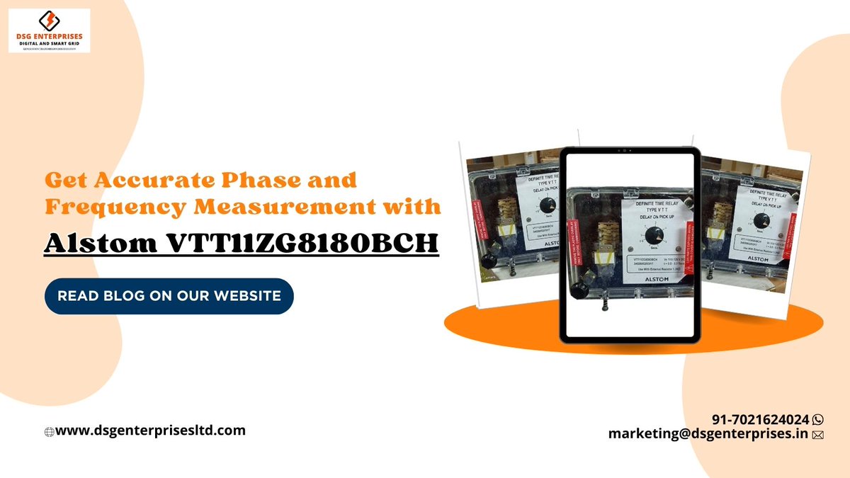 Seeking accurate phase and frequency measurement for your electrical systems? Look no further than the Alstom VTT11ZG8180BCH!

rb.gy/yl1x4e

#alstom #VTT11ZG8180BCH #powergrid #electricalengineering #energymanagement #utilityindustry #gridmonitoring #phasemeasurement