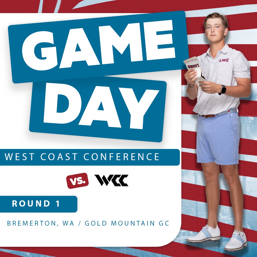 Let the chase for the @WCCsports Championship begin! Hole 10 - Round 1 7:30 a.m.  Alejandro Alonso 7:40 a.m.  Caden McMackin 7:50 a.m.  Trevor Algya 8:00 a.m.  Mason Snyder 8:10 a.m.  Riley Lewis Live Scoring on @Golfstat: tinyurl.com/mra25uy8 #RestoreTheRoar