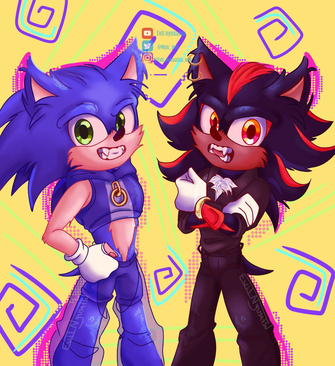 Evil_nyutsuki's tweet photo. ππthe couple β€π€
#SonicTheHedgehog #ShadowTheHedgehog #sonadow
#Shadonic #sonicfa https://t.co/SA9NbiXcWQ