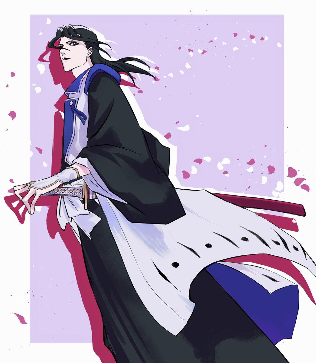 #BLEACH 
#朽木白哉

这套衣服也好好看😍