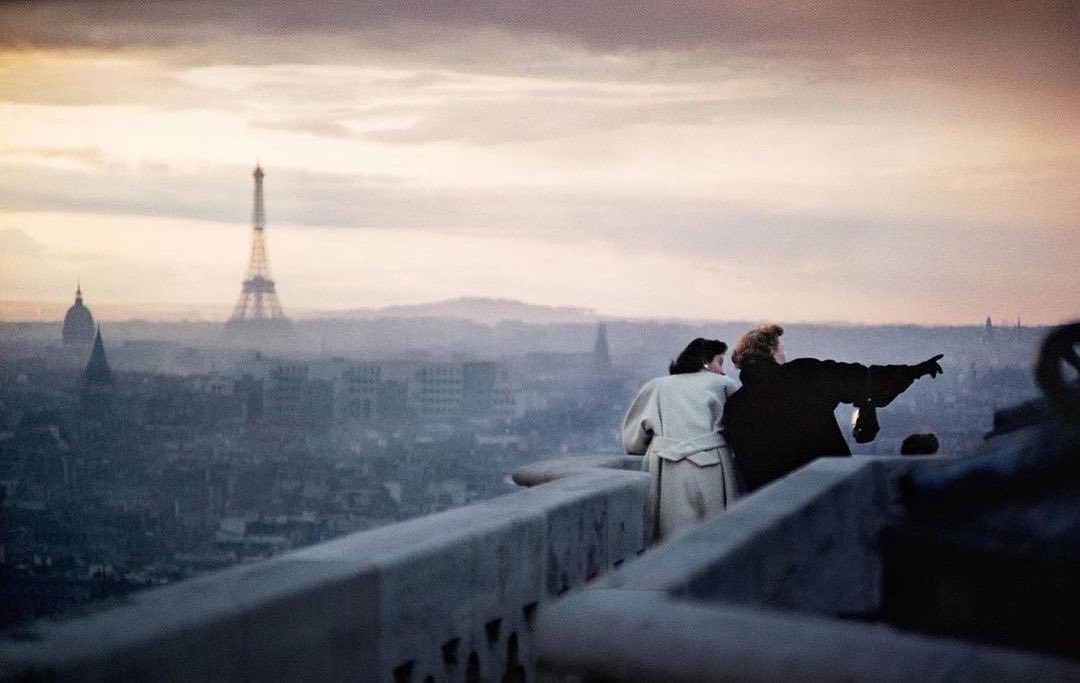 Ernst Haas Vista de París desde la Catedral de Notre-Dame 1955