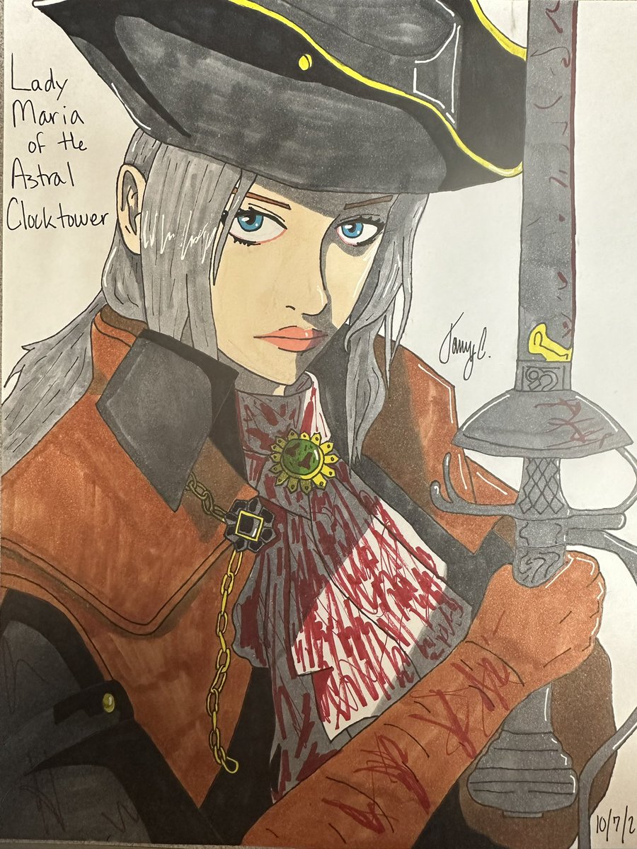 Lady Maria of the Astral Clocktower 
#bloodbourne