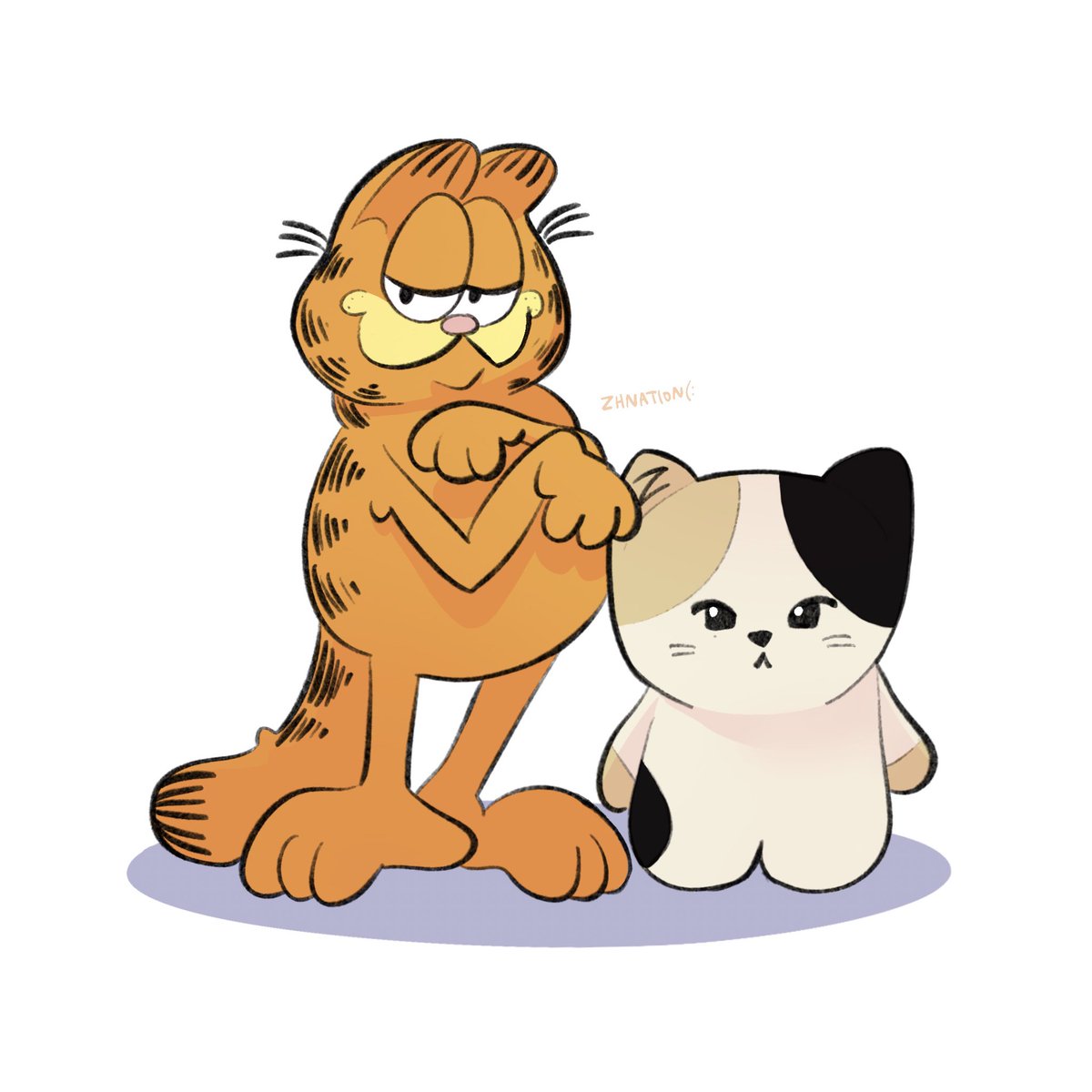 i drew my favourite cats. they’re cousins