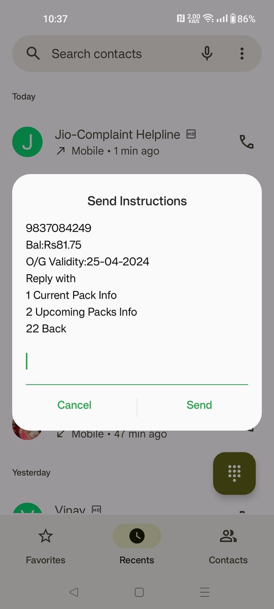 _Lata_me's tweet photo. @Airtel_Presence Balance ₹81.75
What is the use of talktime recharge then....Is it a kind of donation to your company!!! https://t.co/hJqyZQKF9H