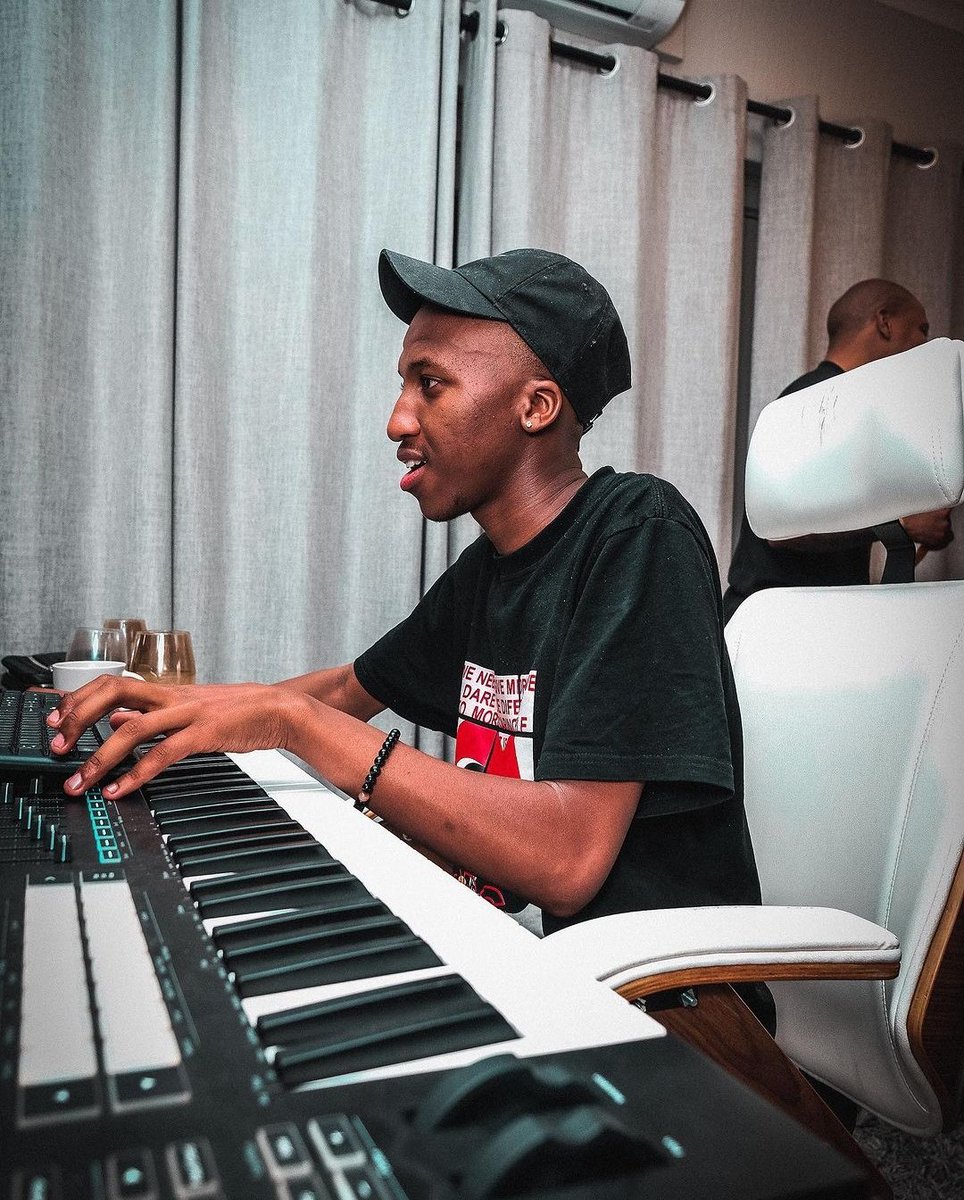 His name is Stixx one of the best producers in South Africa . Always behind the scenes for Babalwa M and Kelvin Momo production . Let's also give him his flowers while still alive 💐❤️