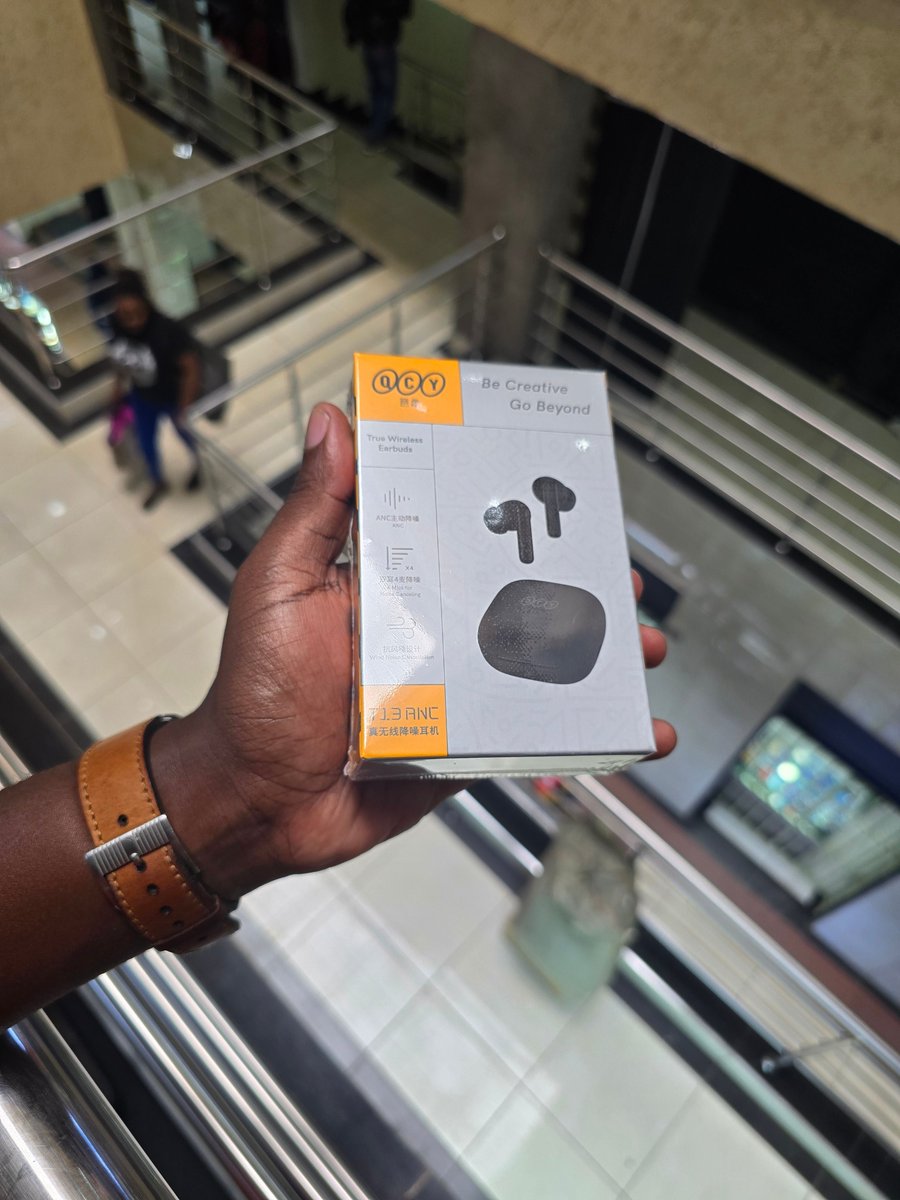 Ladies and gentlemen. What do we have here? All I see is a value purchase. QCY T13 buds. •ANC(28dB) with transparency mode. •Bluetooth 5.3 •App control •10M range •100hrs standby time •30hrs playtime (with charging case) Price: 3,400 📸 @Essentiall_Ke 📞 0786 883399…