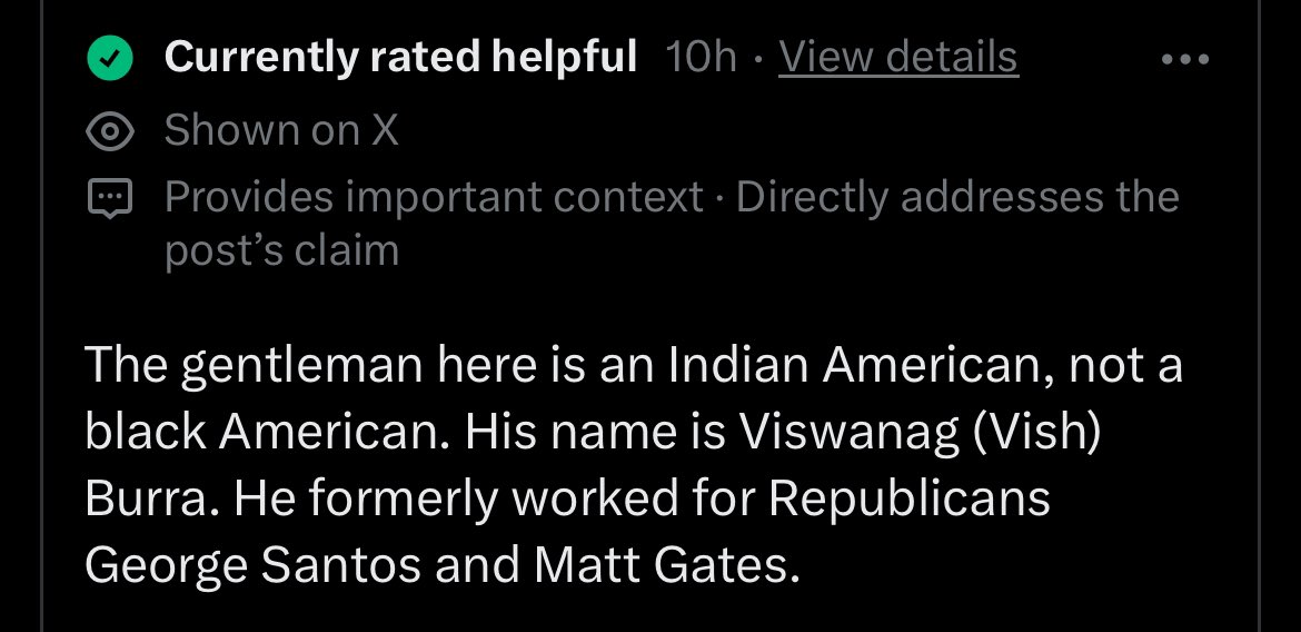 If Community notes are gonna correct a post, get Matt Gaetz’ name right. @CommunityNotes