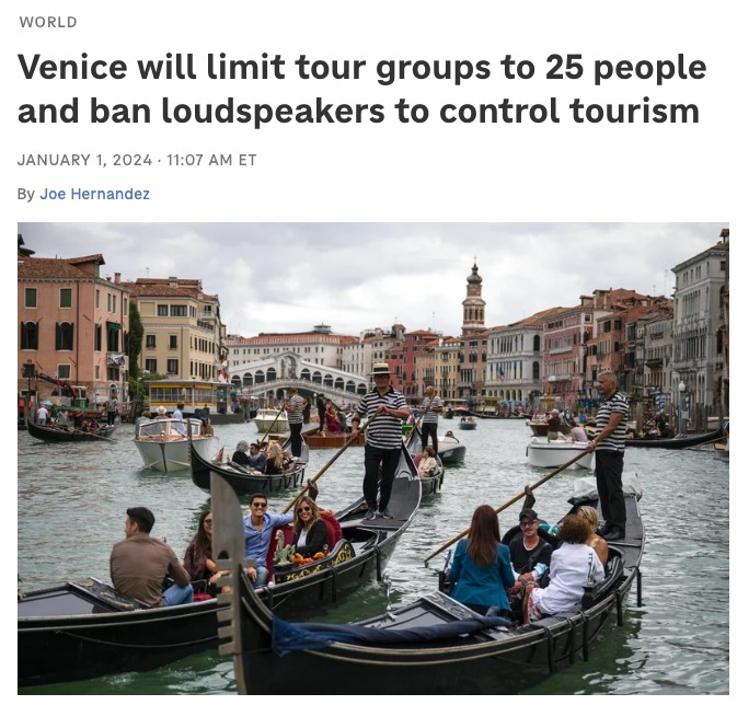 docentpro_sf's tweet image. Venice limits tour groups to 25 people and bans loudspeakers to manage tourism. 

Soon, travelers will use earbuds and AI guides like DocentPro to explore freely, no matter the group size!

#DocentPro
#AudioTours
#LocalInsights
#TravelTech
#SmartTourism
#GuideYourWay
#AI