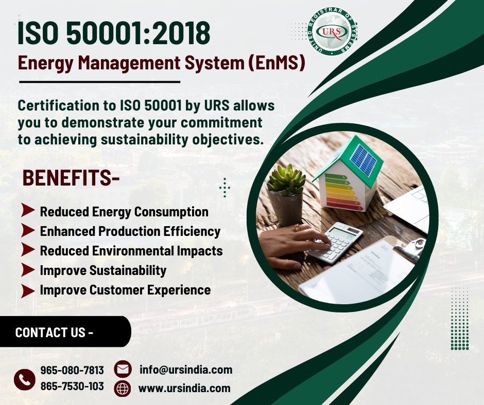 ISO 50001 is an international energy management system standard that gives organisations of any size a tool to systematically optimize energy performance and promote more efficient energy management.

 #iso50001 #enms #energymanagement #energyconsumption #efficiency