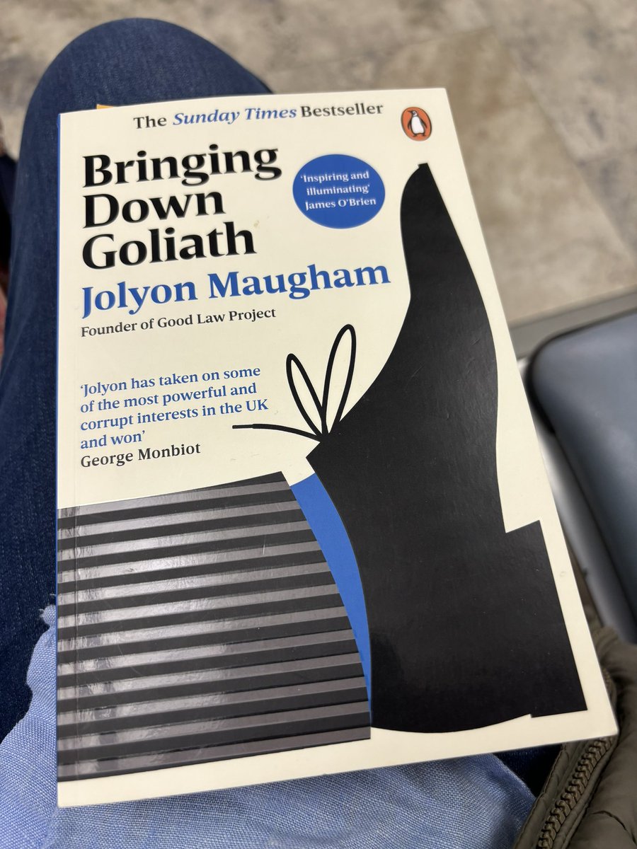 Great reading 💪👌 @JolyonMaugham #guernsey #speaktruthtopower #books #law #bringingdowngoliath