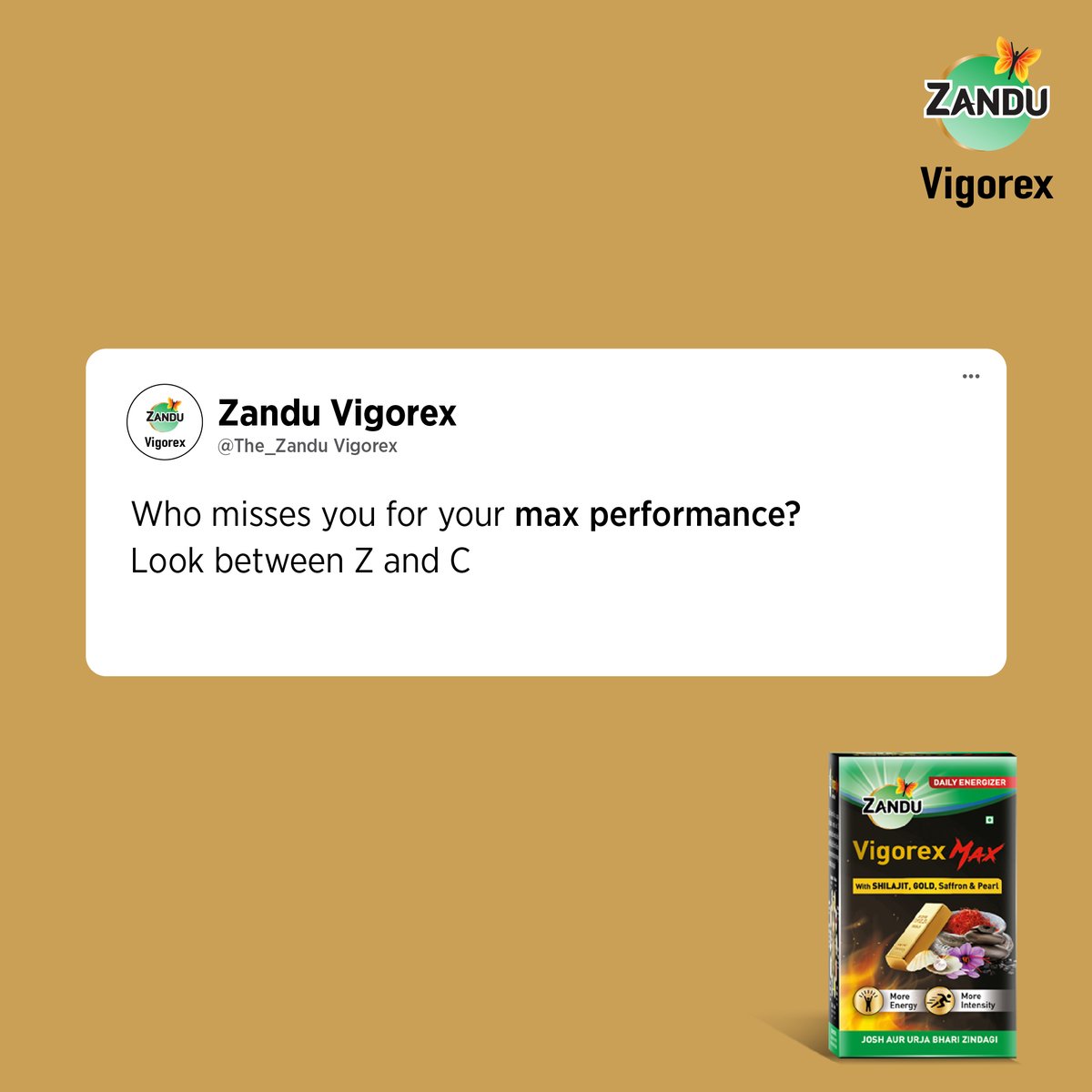 zvigorex's tweet photo. NGL: We all know the truth😉😉

#ZanduVigorex #VigorexGold #MaxPerformance #Shilajit #JoshAurUrja #Confidence #Stamina #LongLastingPerformance #Motivation https://t.co/TjacJKV9GF