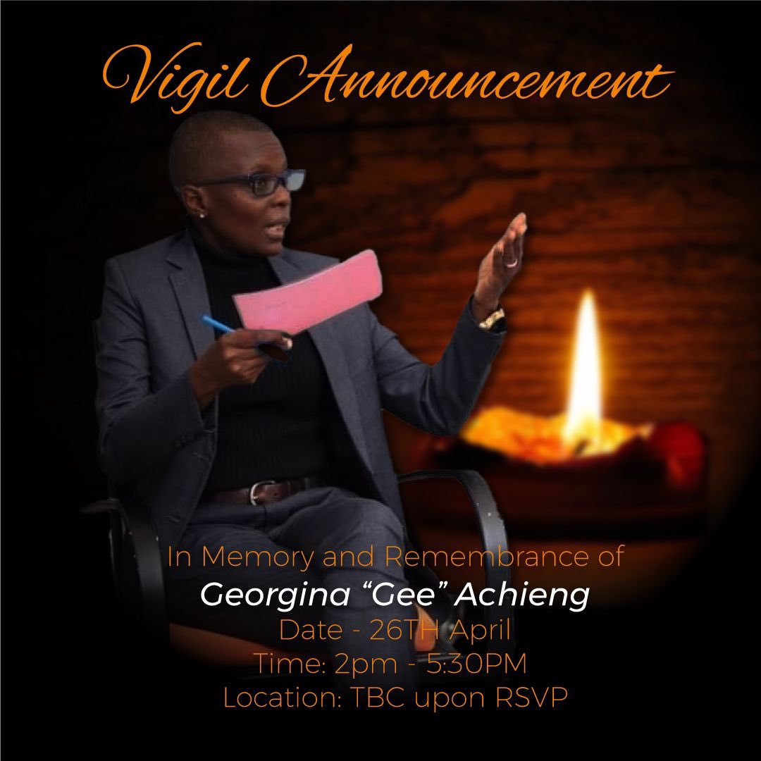 It is with heavy hearts that we come together to honor the memory of our dear comrade and friend, Gee. In remembrance of Gee's profound impact they have had on our lives, we invite you to join us for a vigil on the 26.4.2024, from 2pm- 5:30pm.