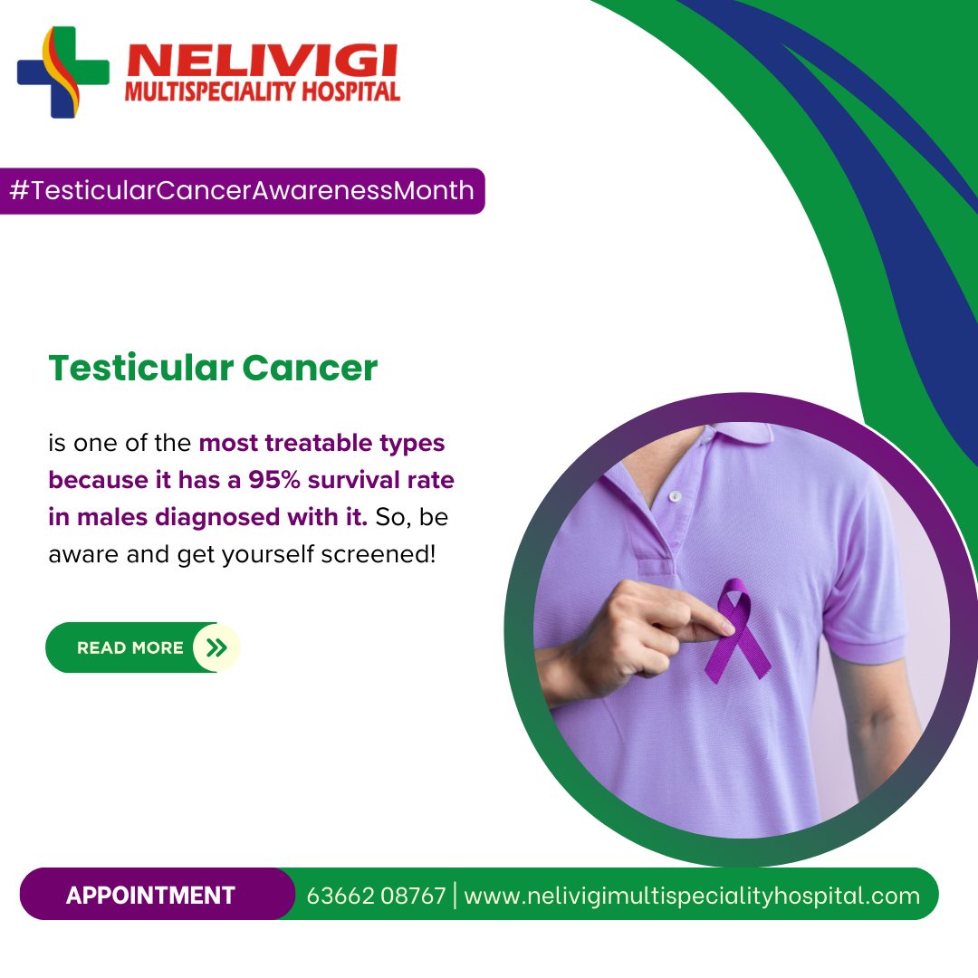 Facts about #TesticularCancer!!

Website: nelivigimultispecialityhospital.com
Call us @ 08048668768

#TesticularCancerAwareness #testicular #testisies #menshealth #NelivigiMultispecialityHospital #Bangalore
