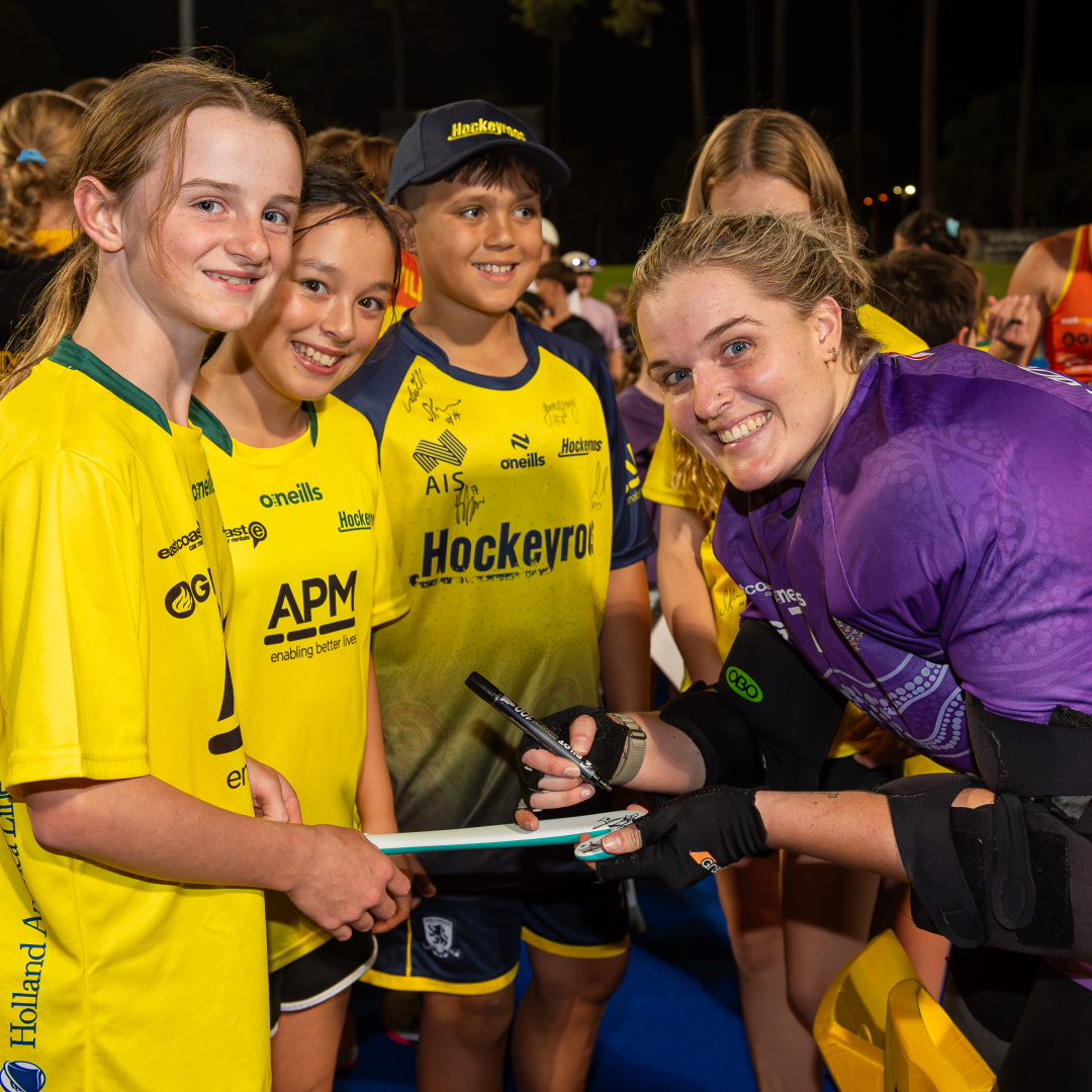 Perth, you have been immense so far, and with two more #PIFOH games to go we need you to get down and show your support for our final home matches before #Paris2024 💚💛 Head to hockey.org.au/pifoh/ to find out more information and to get your tickets.