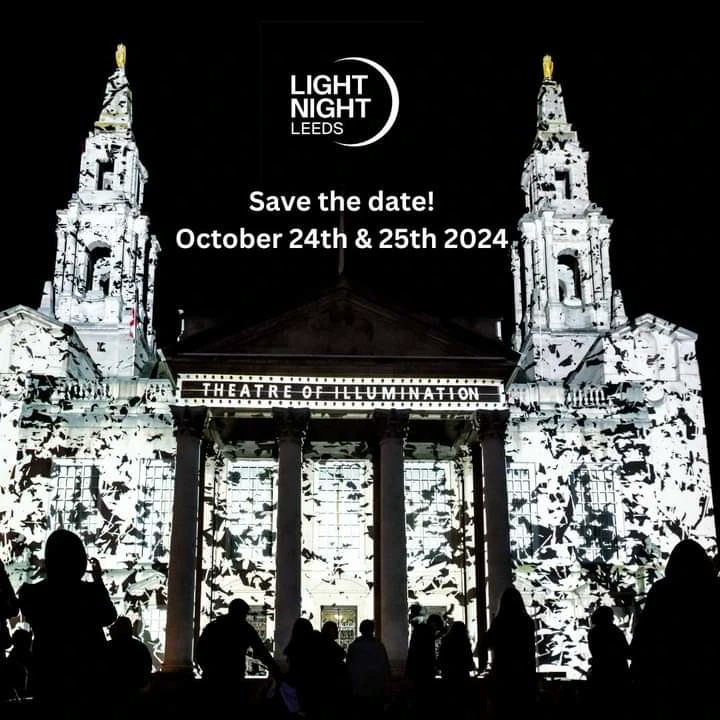 Leeds Light Night dates announced for 24-25th October #leedslightnight Save the dates: Checkout this Meetup with SocialLife 💛🍸☕🍻🍿🎭: meetu.ps/e/N6cY0/BPL2K/i #socialgroupsnearme #leeds #leedsartsfestival #meetnewpeople #makenewfriends #arts