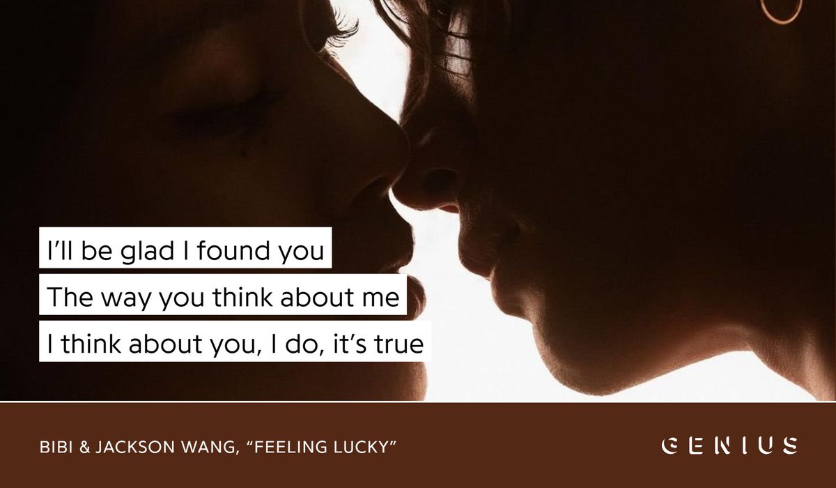 After surprising fans at #Coachella, BIBI (@nakedbibi) and Jackson Wang (@JacksonWang852) have released their collaboration 'Feeling Lucky' via @88rising! Check out the lyrics to the song on Genius now! #BIBI #JacksonWang #FeelingLucky 🔗genius.com/Bibi-and-jacks…