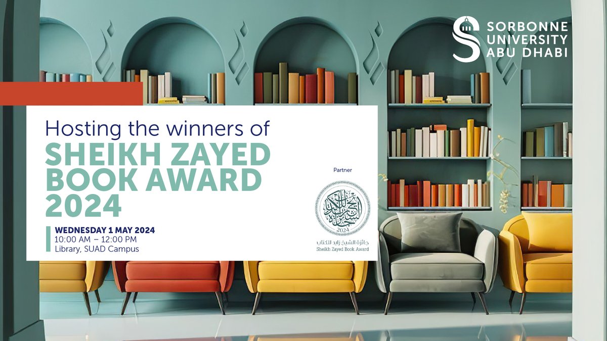 Start your day with an inspiring talk! Meet the winners of the 2024 Sheikh Zayed Book Awards: Dr. Ahmed Somai, winner of the Translation Award for his work translating from Italian to Arabic, and Dr. Houssem Eddine Chachia, winner of the Young Author Award. Discover their…