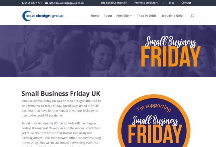 To all the #smallbusiness in #Stockport #Manchester #Liverpool #Wigan #Warrington #Chester #Crewe and across the #NorthWest, it’s #SmallBizFridayUK networking today 😊 aquadesigngroup.co.uk/small-business…