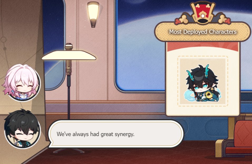 DailyRenheng's tweet image. So if Dan Heng is your most used character, he responds saying "we've always had great synergy"???
MY BABY POOKIE ILY SM 😭💖💕💞