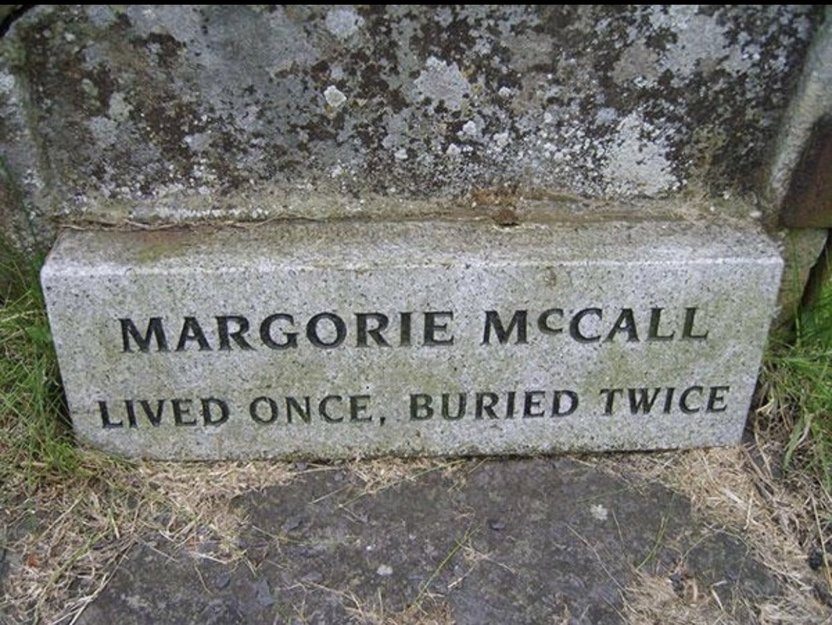 It was in the year 1705 that Margorie McCall, an Irish woman, due to a very strong fever was believed to be dead and was hastily buried to prevent contagion of the mysterious disease. Margorie was buried with a precious ring, which her husband had been unable to remove due to…